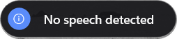 Overlay: No speech detected